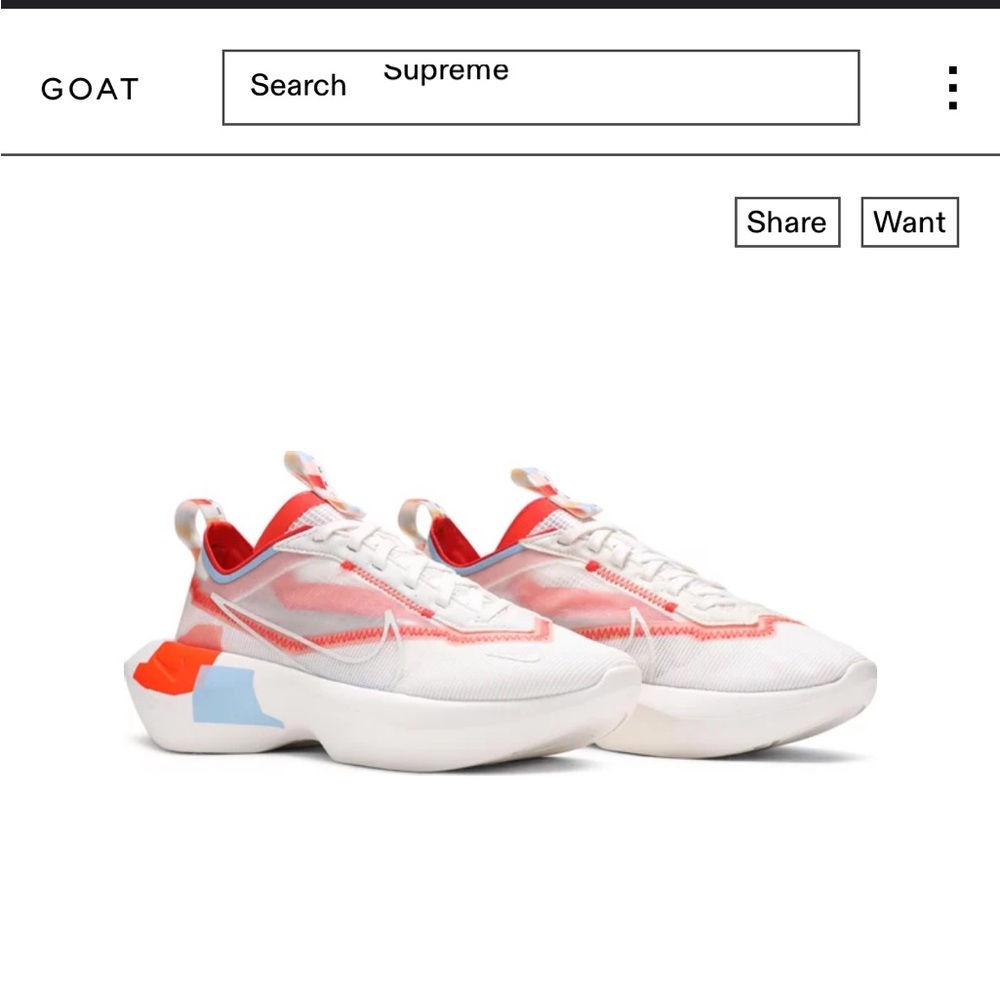 Woman’s Nike Vista Lite SE 'White Team Orange' Sneakers